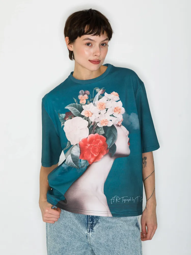 Prêt-à-porter - T-shirt imprimé intégral « Mar » » - MARALETTO