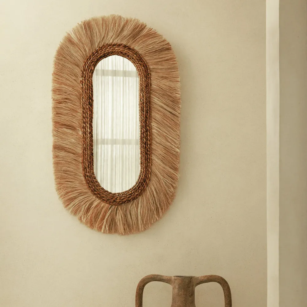 Mirrors - Boro Oval Mirror - DESIGN TRIP