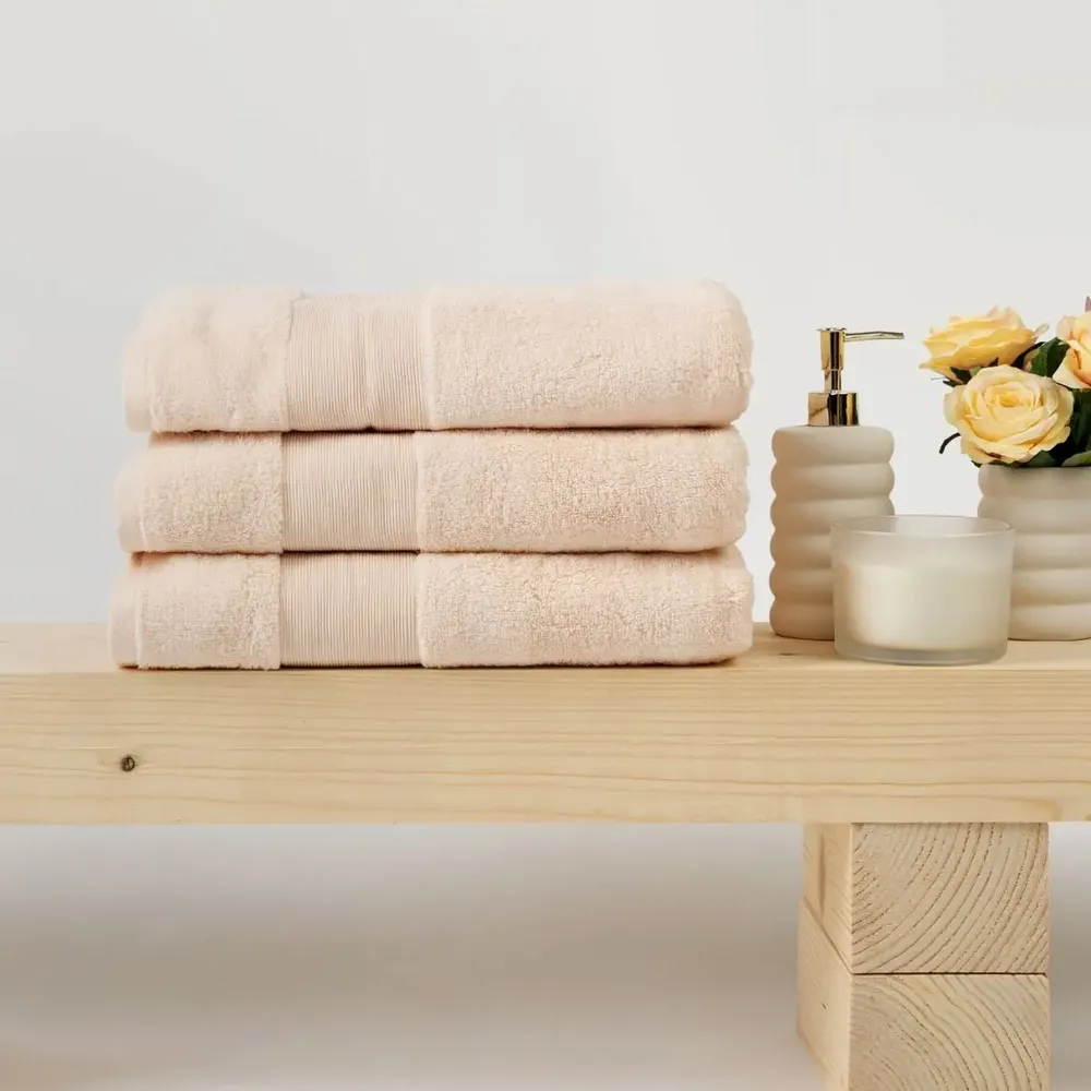 Bath towels - Towel Petra 70/140cm, ecru - DILIOS