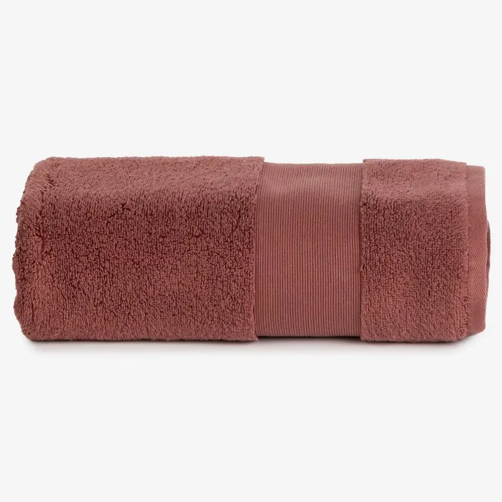Serviettes de bain - Serviette Petra 70/140 cm, rouge - DILIOS