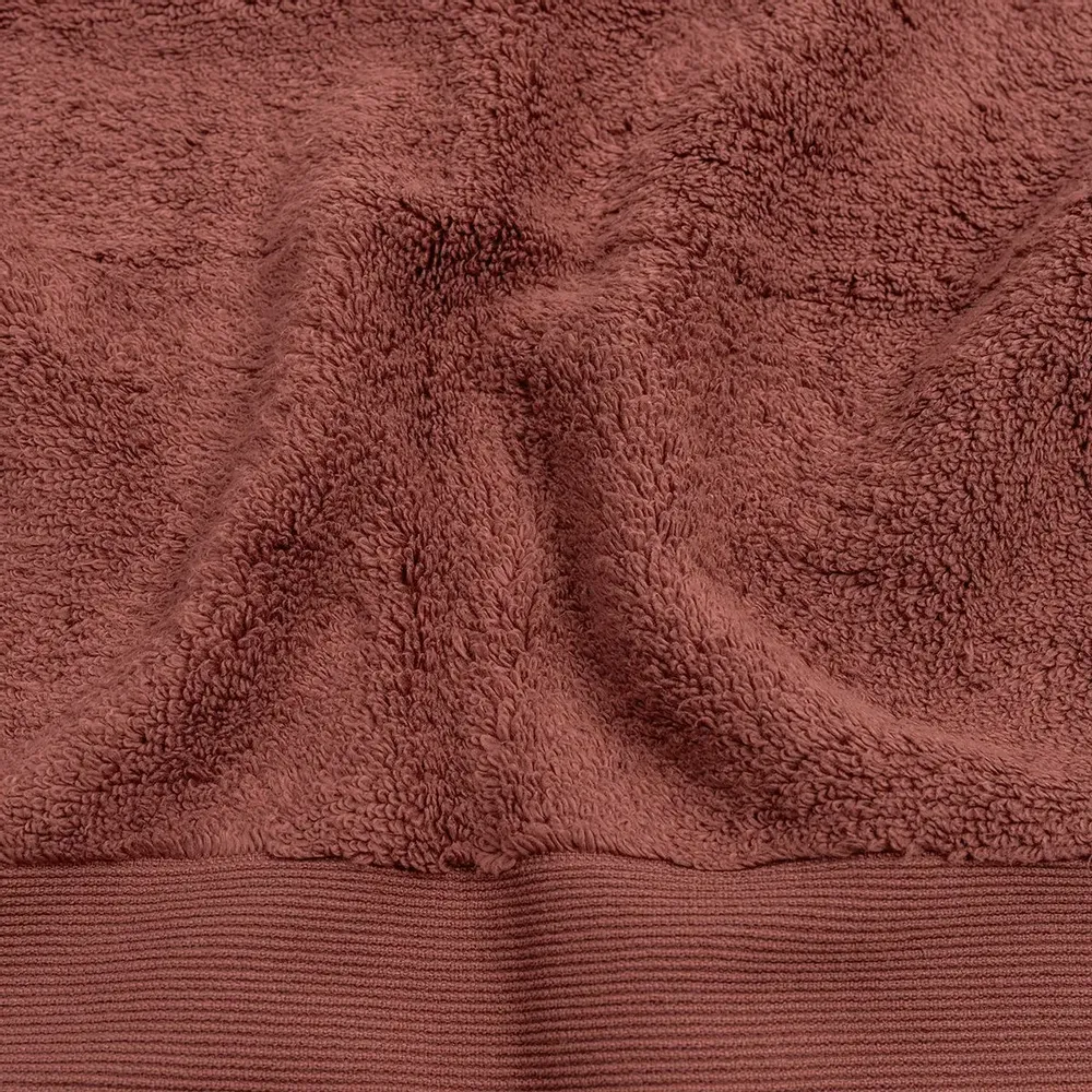Serviettes de bain - Serviette Petra 70/140 cm, rouge - DILIOS