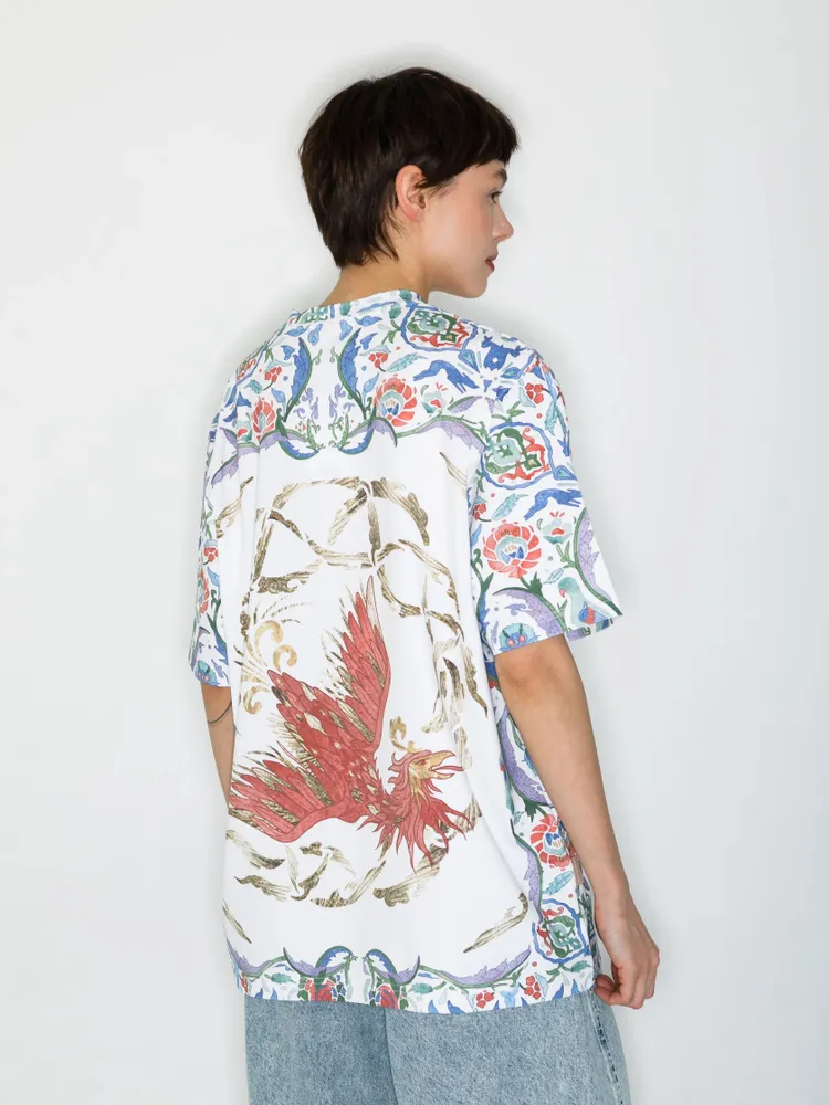 Prêt-à-porter - T-shirt imprimé intégral « Simurgh at Dawn » - MARALETTO