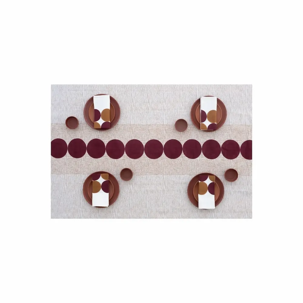 Table cloths - NO-MAD Table Cloth Collection in Natural Fabric Blends - NO-MAD