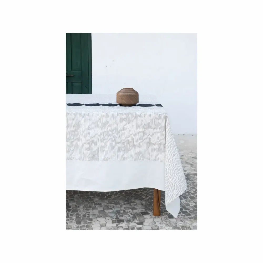Table cloths - NO-MAD Table Cloth Collection in Natural Fabric Blends - NO-MAD