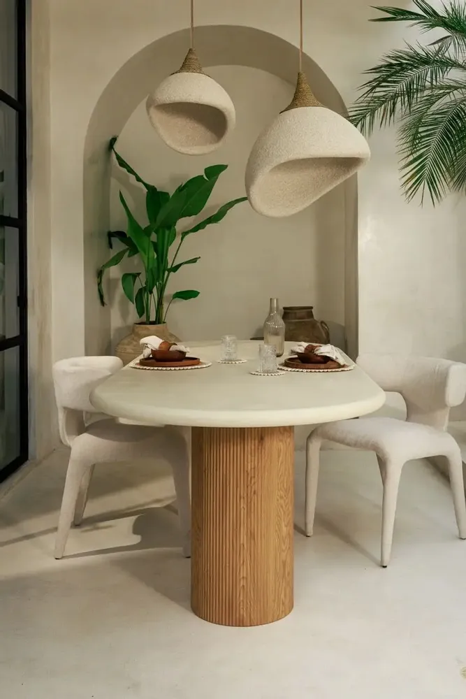 Dining Tables - Fiji - clear streaked - DESIGN TRIP