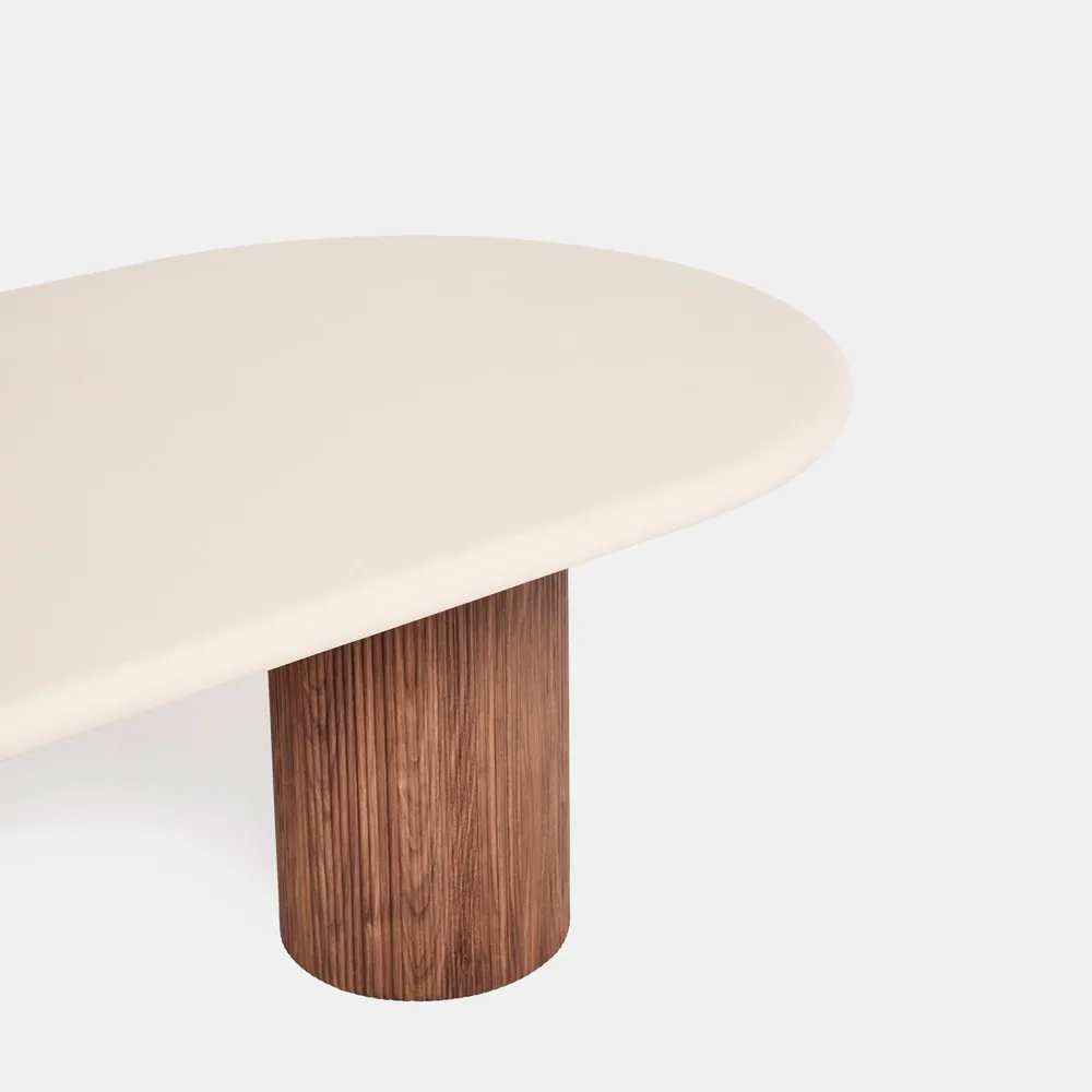 Dining Tables - Fiji - striated walnut - DESIGN TRIP
