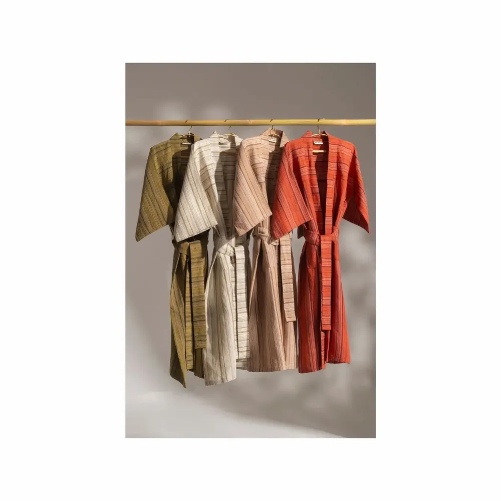 Homewear - NO-MAD Loungewear Robes in Natural Textiles - NO-MAD
