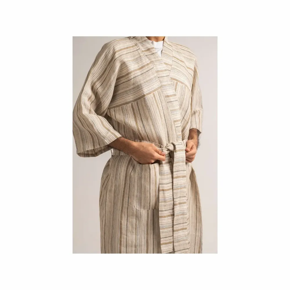 Homewear - NO-MAD Loungewear Robes in Natural Textiles - NO-MAD