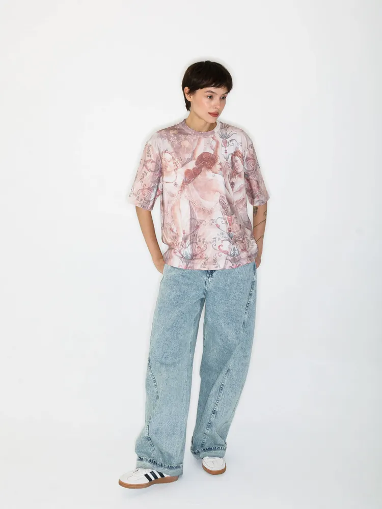 Prêt-à-porter - T-shirt imprimé intégral « Spring » - MARALETTO