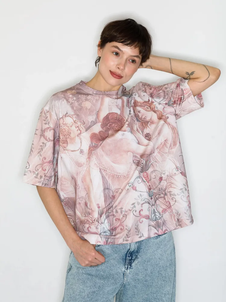 Prêt-à-porter - T-shirt imprimé intégral « Spring » - MARALETTO