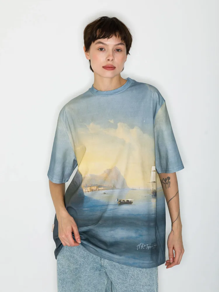 Prêt-à-porter - T-shirt imprimé intégral « Italian Seaside » - MARALETTO