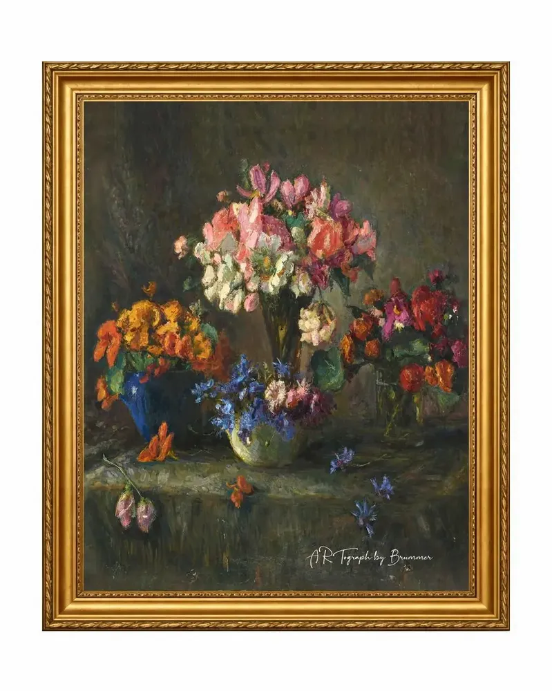 Prêt-à-porter - T-shirt Art Window « 4 bouquets de fleurs » - MARALETTO