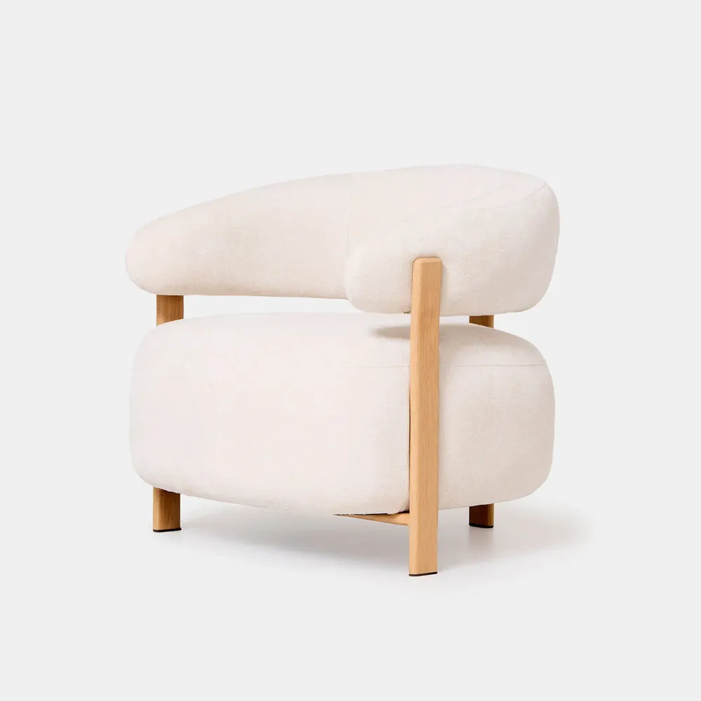Armchairs - Julio - white - DESIGN TRIP