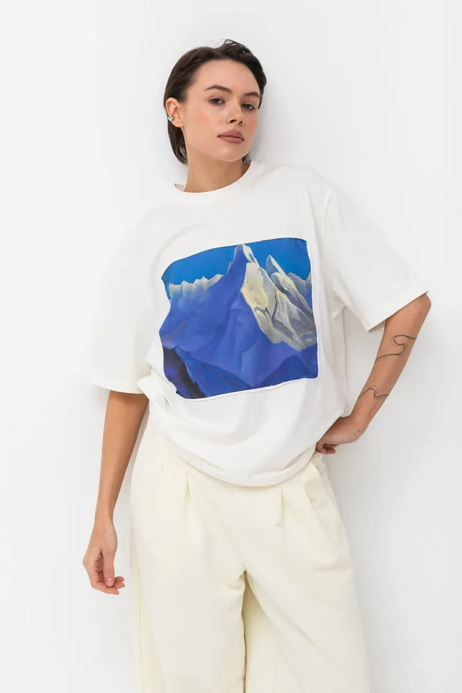 Prêt-à-porter - T-shirt Art Window « Nanda Devi » - MARALETTO