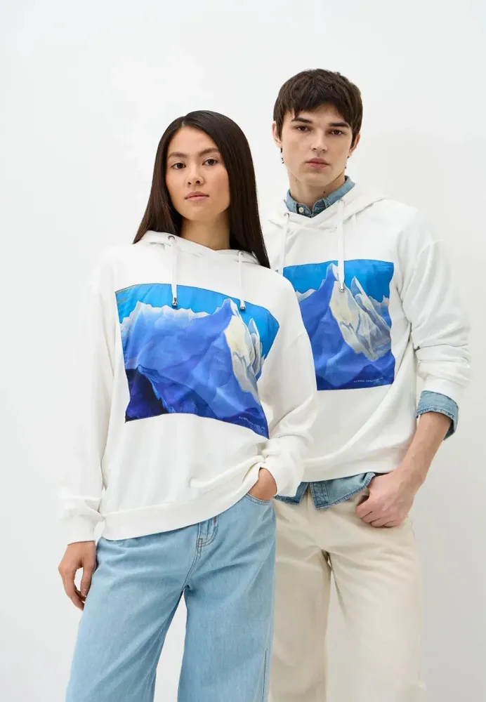 Apparel - Art Window Hoodie “Nanda Devi” - MARALETTO