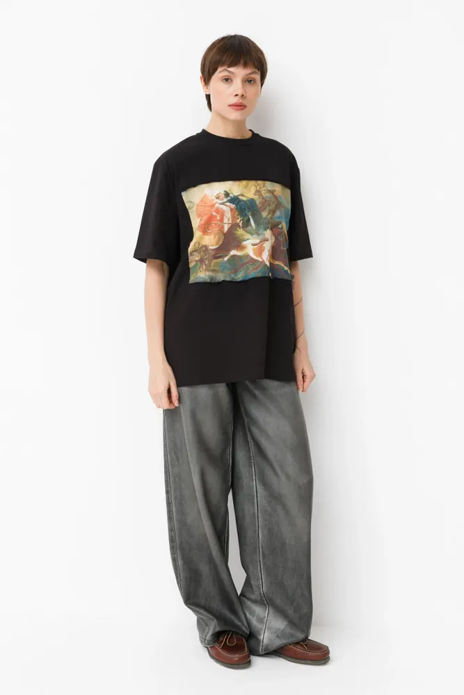 Prêt-à-porter - T-shirt Art Window « Diana, adieu à Apollo » - MARALETTO
