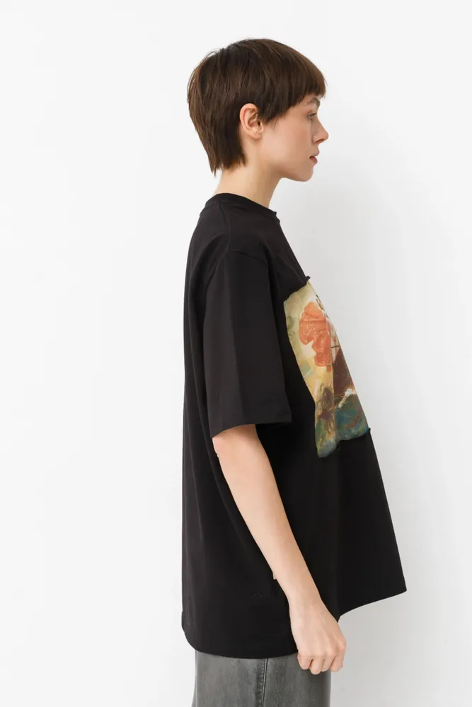 Prêt-à-porter - T-shirt Art Window « Diana, adieu à Apollo » - MARALETTO