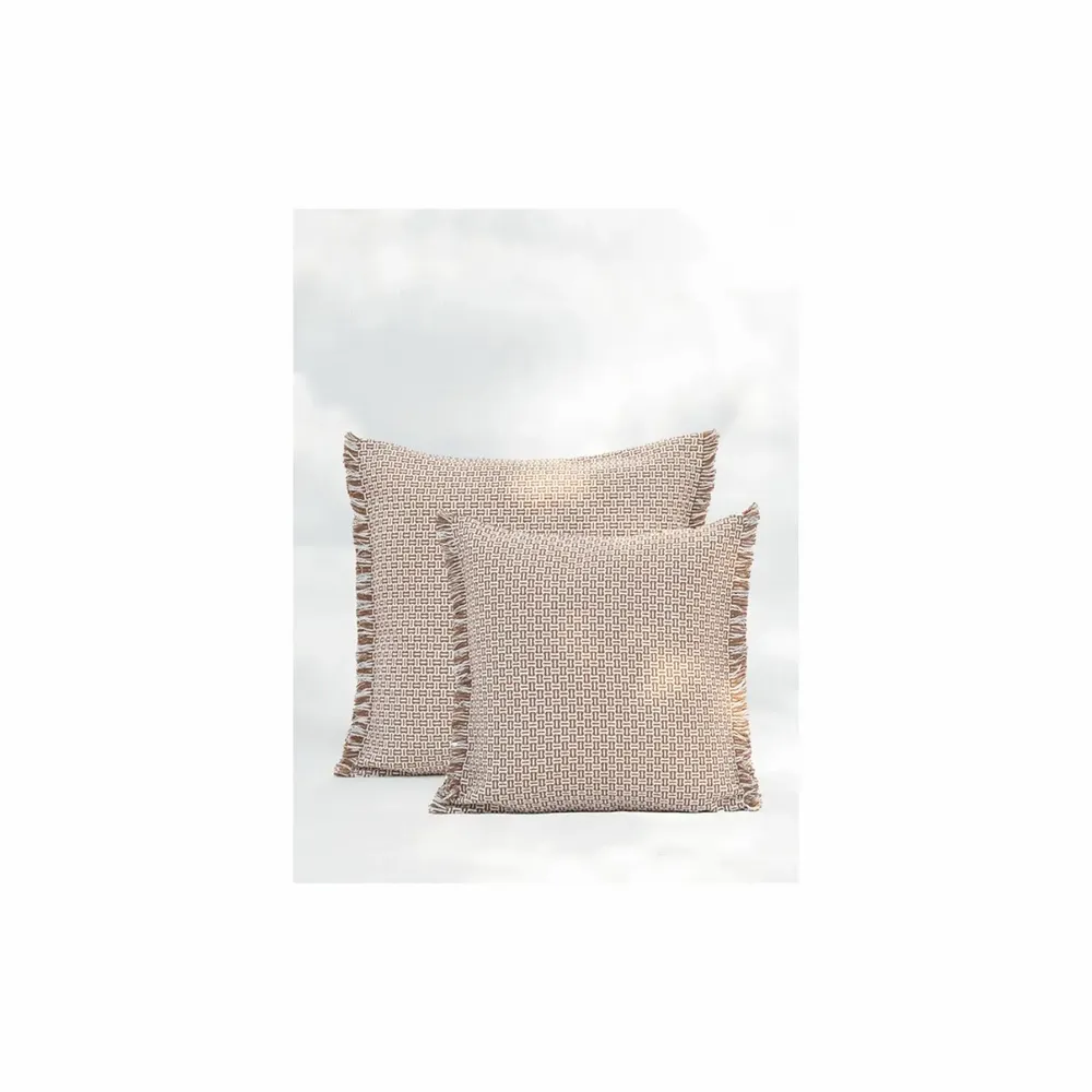 Coussins textile - NO-MAD Bunai Cushion Cover in Stuctured  Woven Cotton - NO-MAD