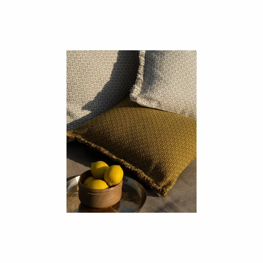 Coussins textile - NO-MAD Bunai Cushion Cover in Stuctured  Woven Cotton - NO-MAD