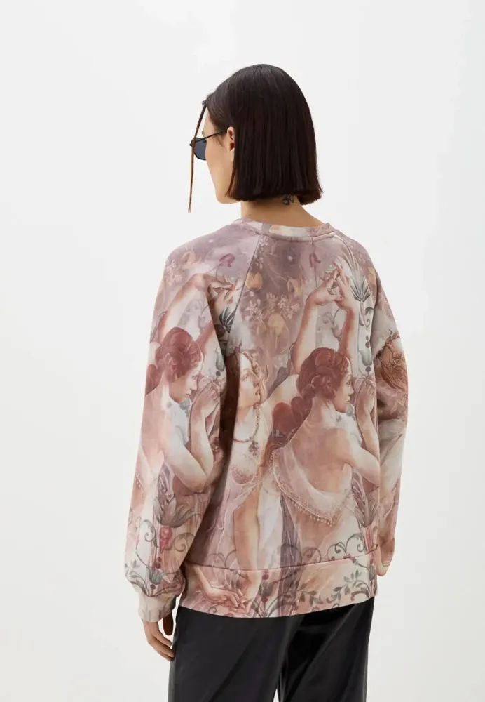 Apparel - All-Over Print Sweatshirt “Spring” - MARALETTO