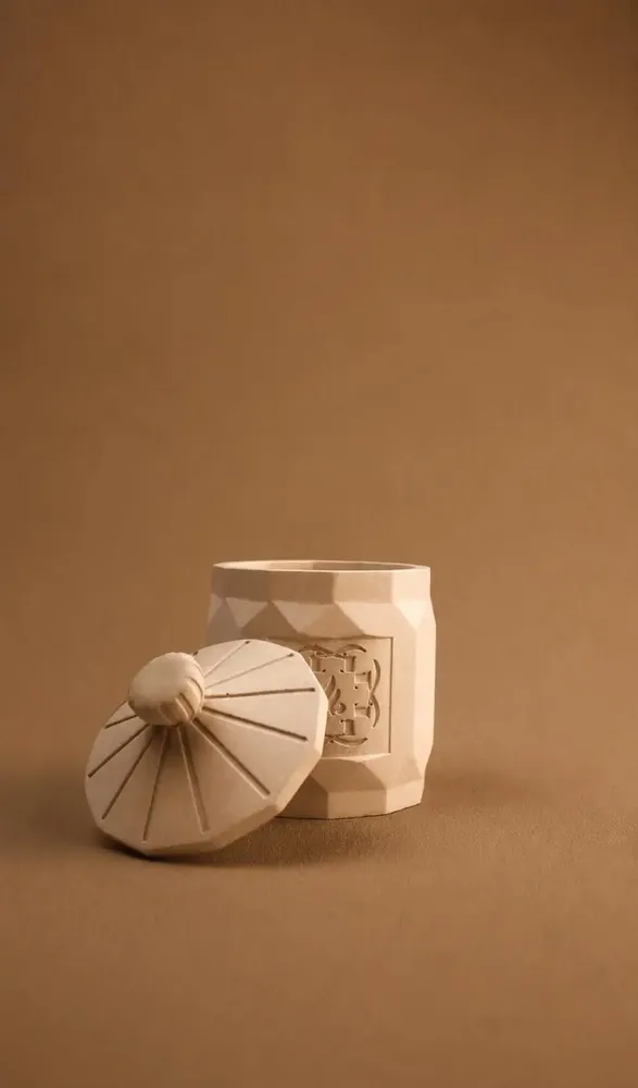 Objets design - BOUGIE PARFUMÉE AU JASMIN ET À L'ABRICOT - FLAMME D'ÉLIXIR