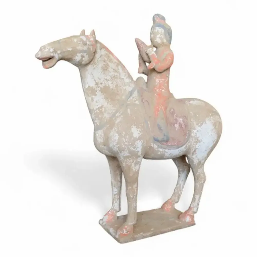 Sculptures, statuettes et miniatures - Statue Cheval de céramique - PAGODA INTERNATIONAL