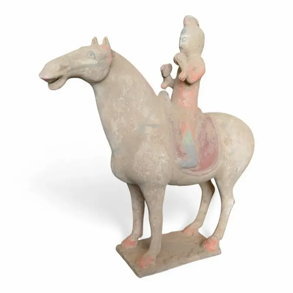 Sculptures, statuettes et miniatures - Statue Cheval de céramique - PAGODA INTERNATIONAL