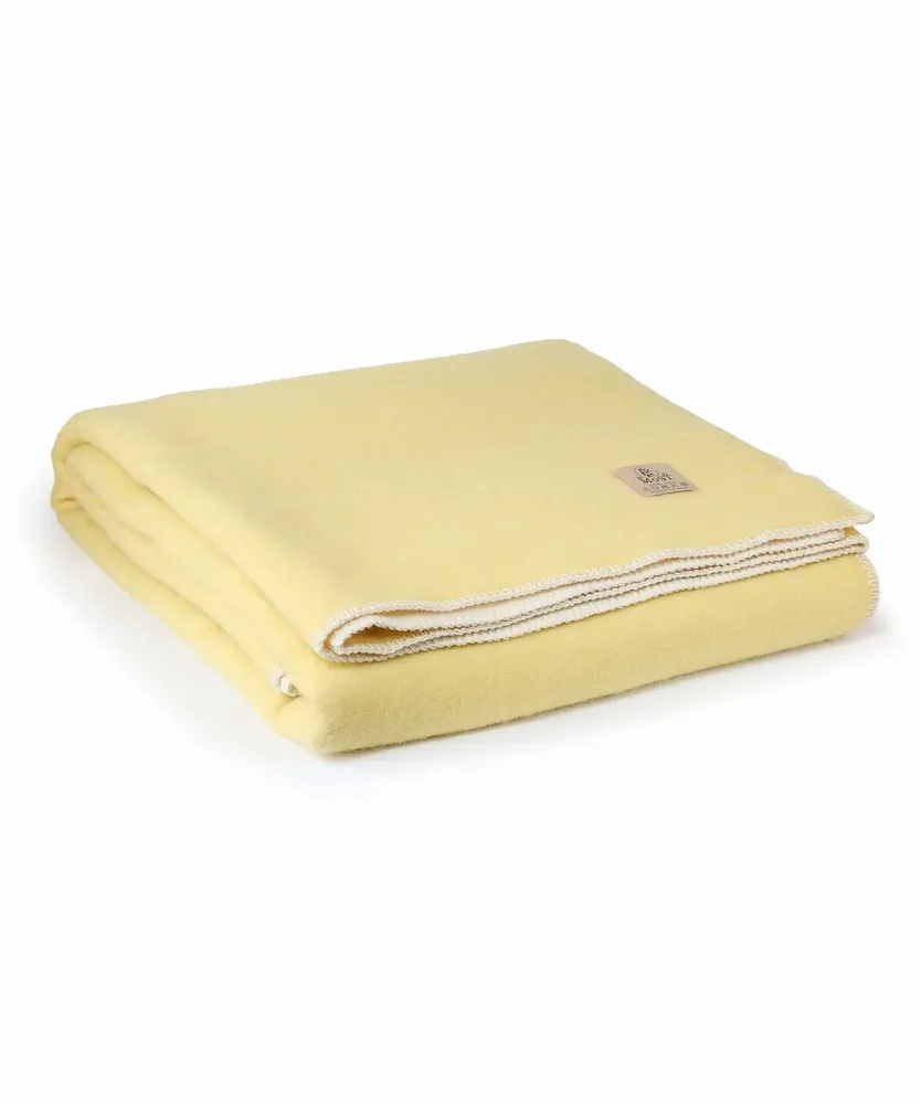 Linge de lit - Plaid de lit en laine LEMON - double - MOST-BLANKETS