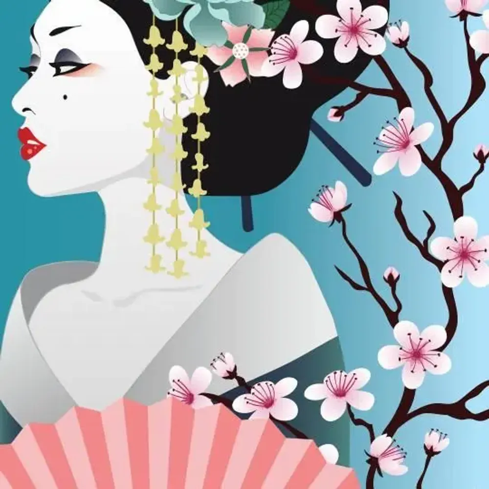 Accessoires de voyage - Serviette de plage Geisha - BEACH VIBES