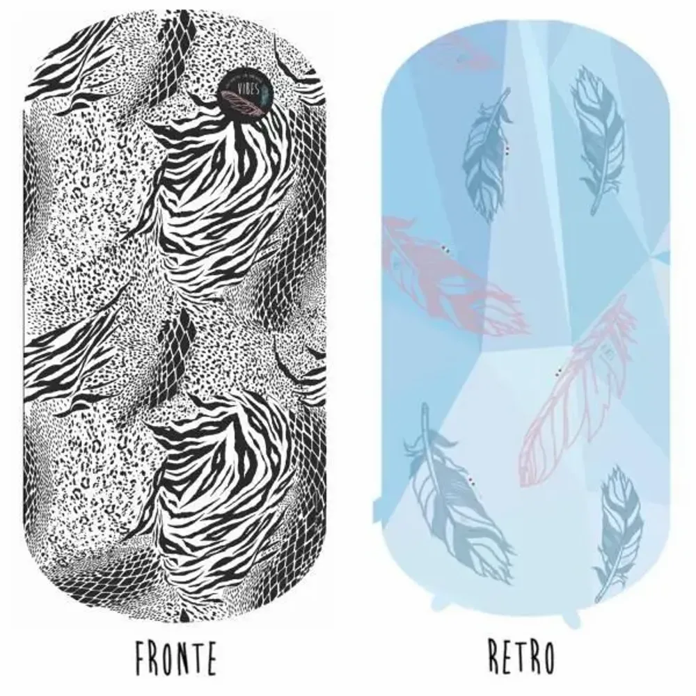Travel accessories - Animalier Black & White Beach Towel - BEACH VIBES