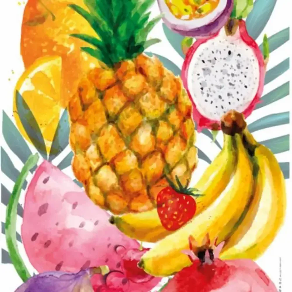 Accessoires de voyage - Serviette de plage All Fruits - BEACH VIBES