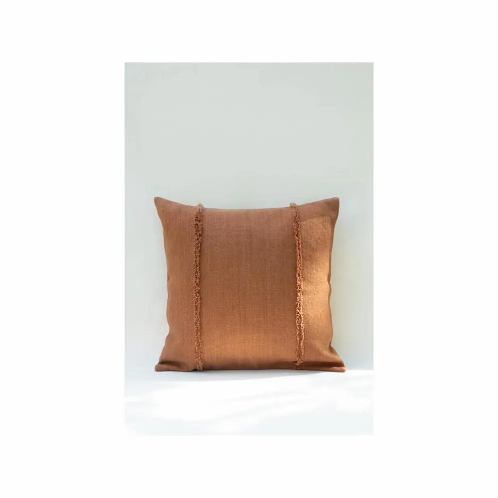 Coussins textile - NO-MAD Pranit Cushion Cover in Cotton Jute with Minimal Surface Detail - NO-MAD