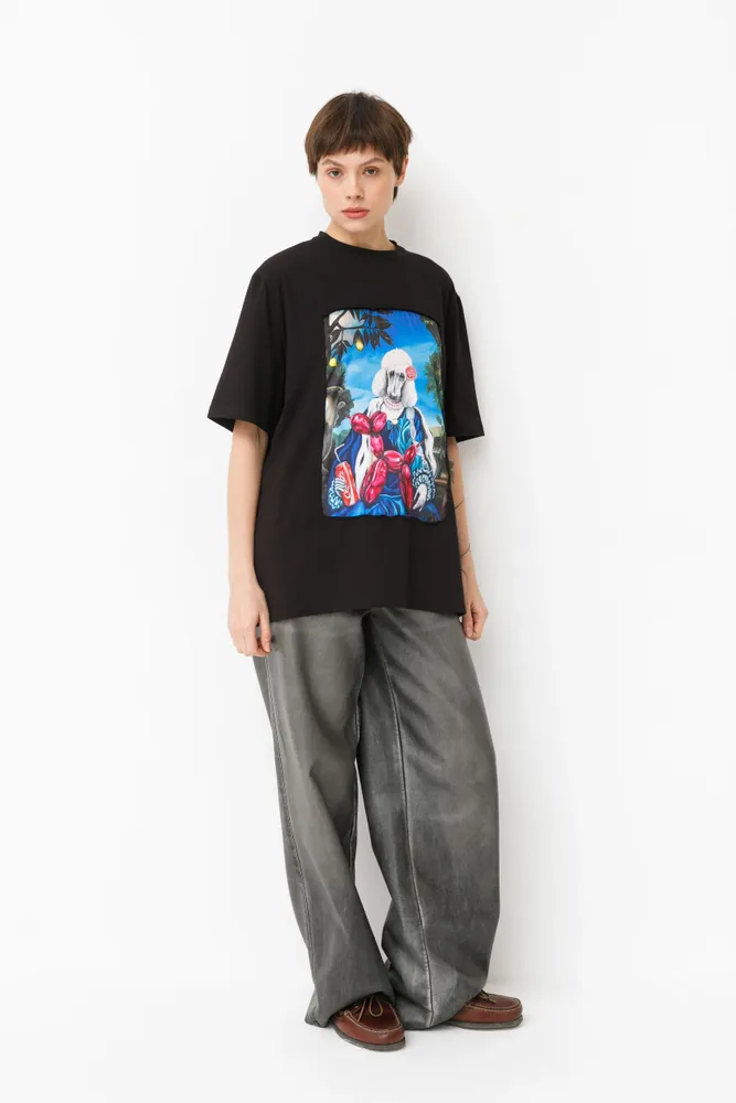 Prêt-à-porter - T-shirt Art Window « Poodle » - MARALETTO