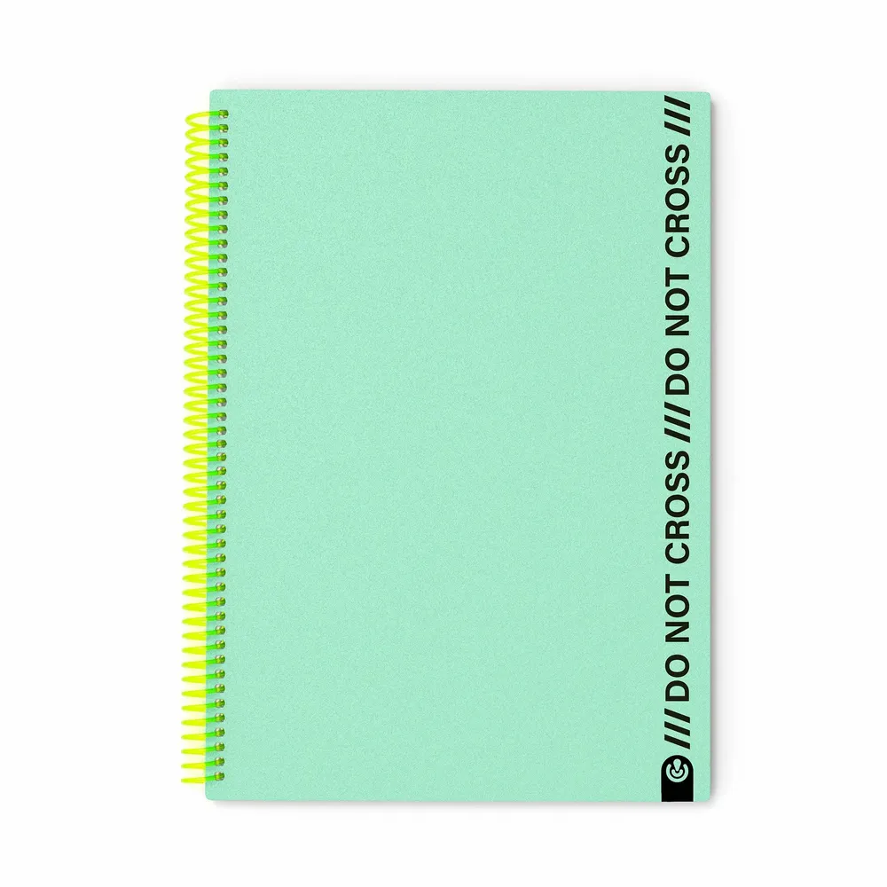 Papeterie bureau - Carnet à spirale - NE PAS CROISER - Papier A4 ligné ou quadrillé - CARCHIVO®