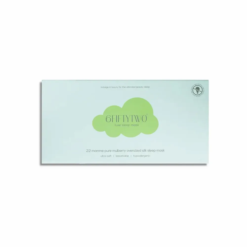 Vêtements de nuit - masque de sommeil luxueux surdimensionné en pure soie - 6FIFTYTWO®