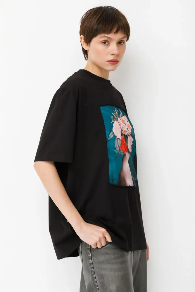 Prêt-à-porter - T-shirt Art Window « Mar » » - MARALETTO