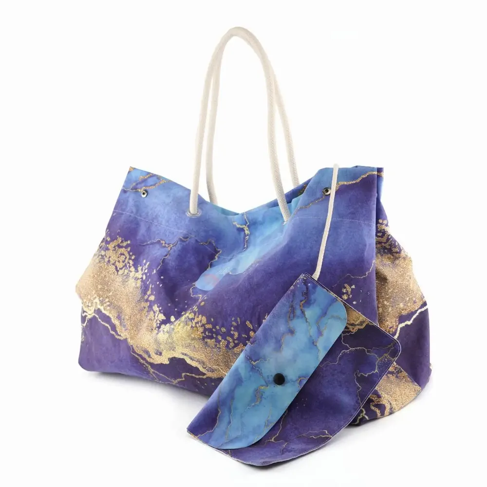 Sacs et cabas - Sac de plage Big Marbre - BEACH VIBES