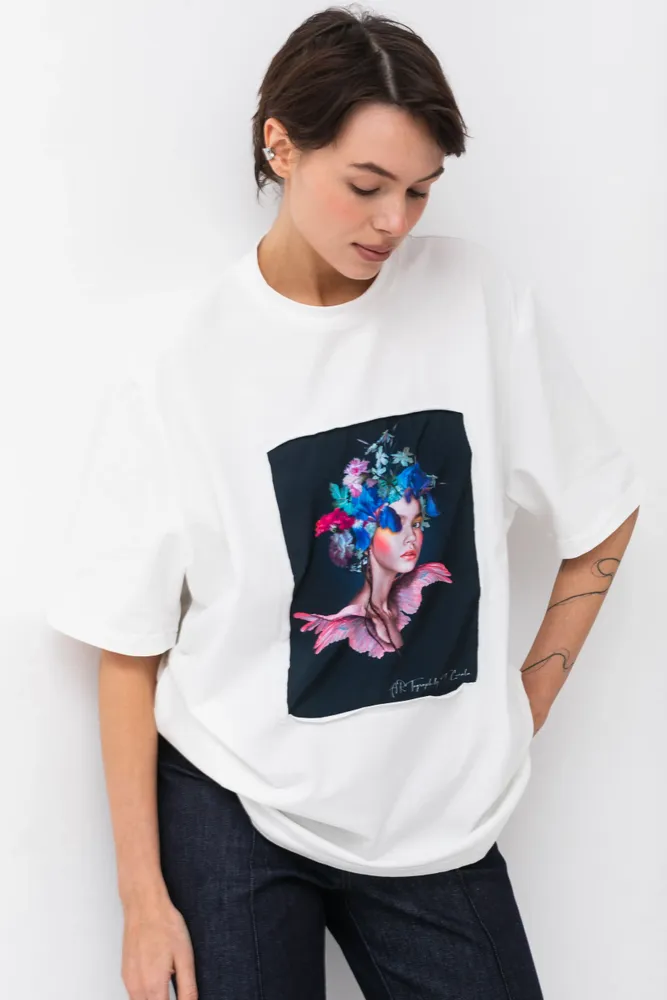 Prêt-à-porter - T-shirt Art Window « Alas » - MARALETTO