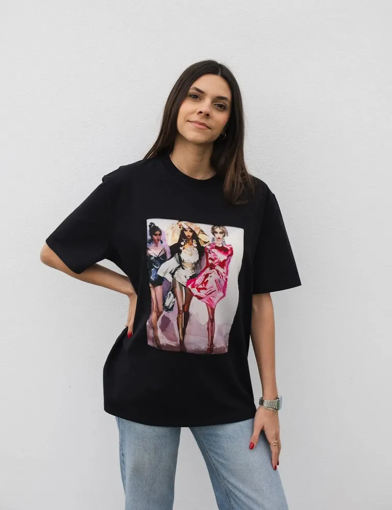 Prêt-à-porter - T-shirt Art Window « Podium Models » - MARALETTO