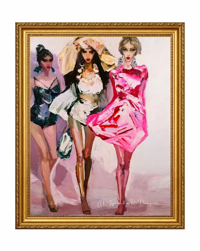 Prêt-à-porter - T-shirt Art Window « Podium Models » - MARALETTO