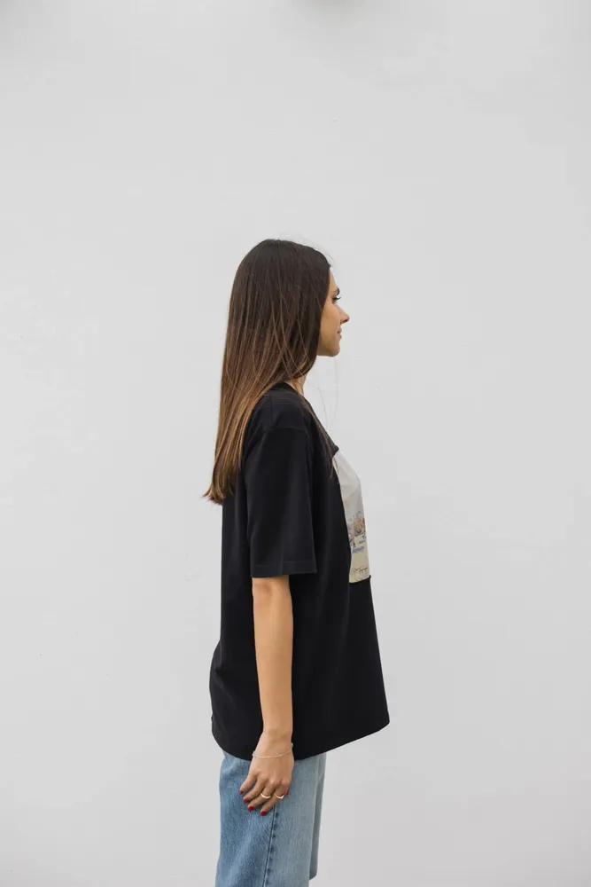 Prêt-à-porter - T-shirt Art Window « Rome dans l'après-midi » - MARALETTO