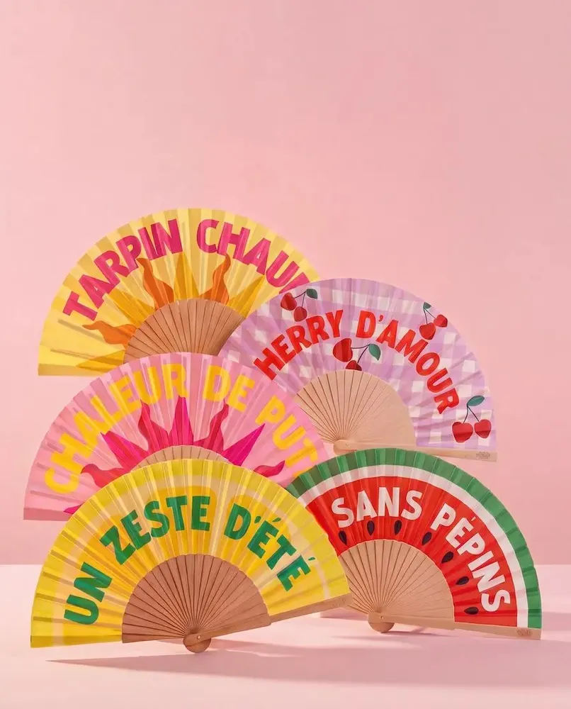 Cadeaux - Éventail - Chaleur de pute - SOLEIL MOJITO