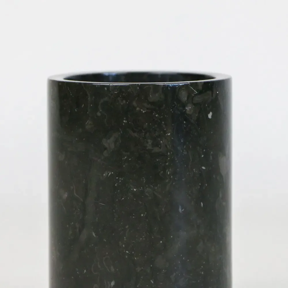 Decorative objects - Black marble toothbrush pot - DESIGN TRIP