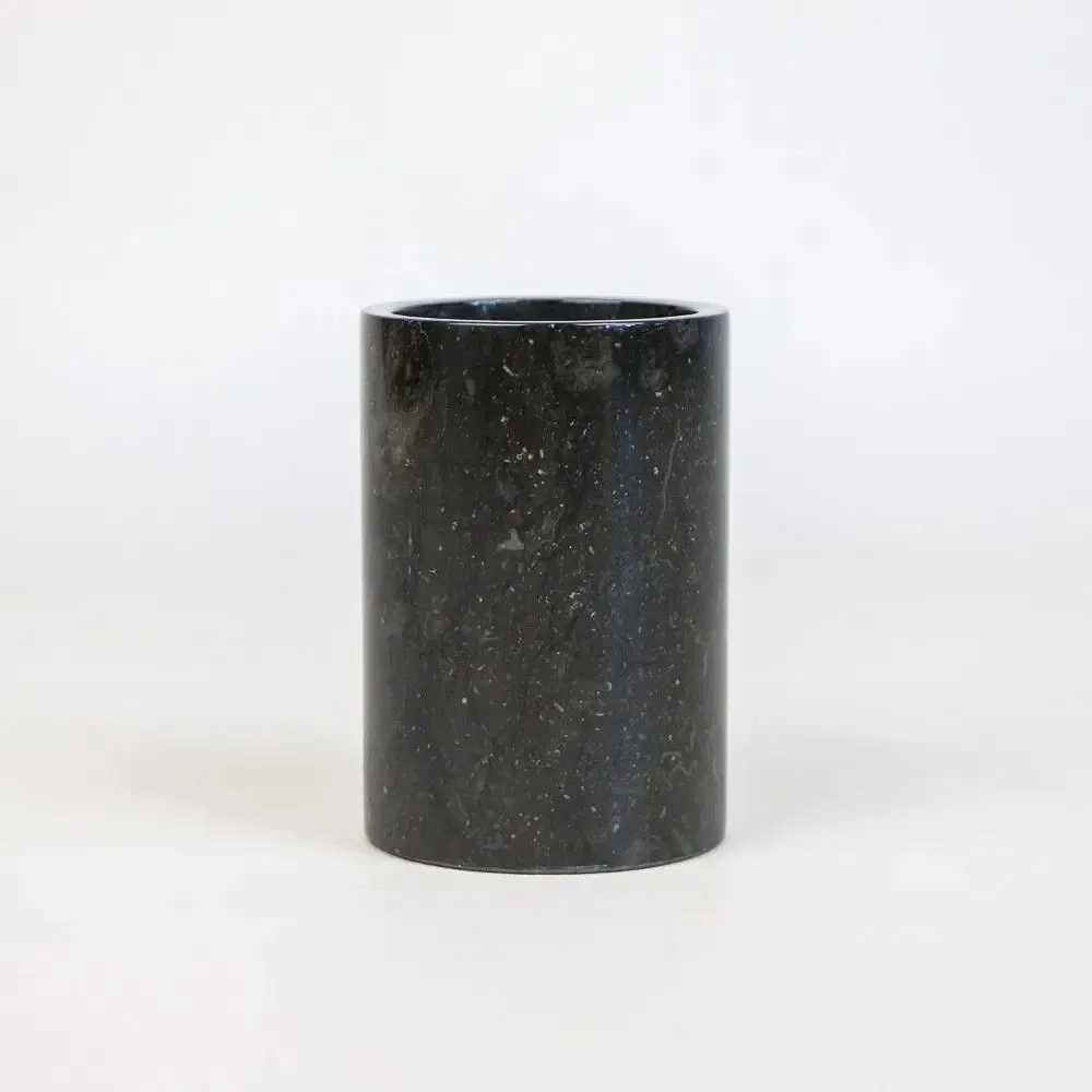 Decorative objects - Black marble toothbrush pot - DESIGN TRIP