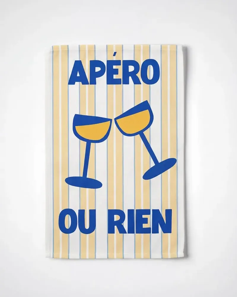 Cadeaux - Torchon - Apéro ou rien - SOLEIL MOJITO