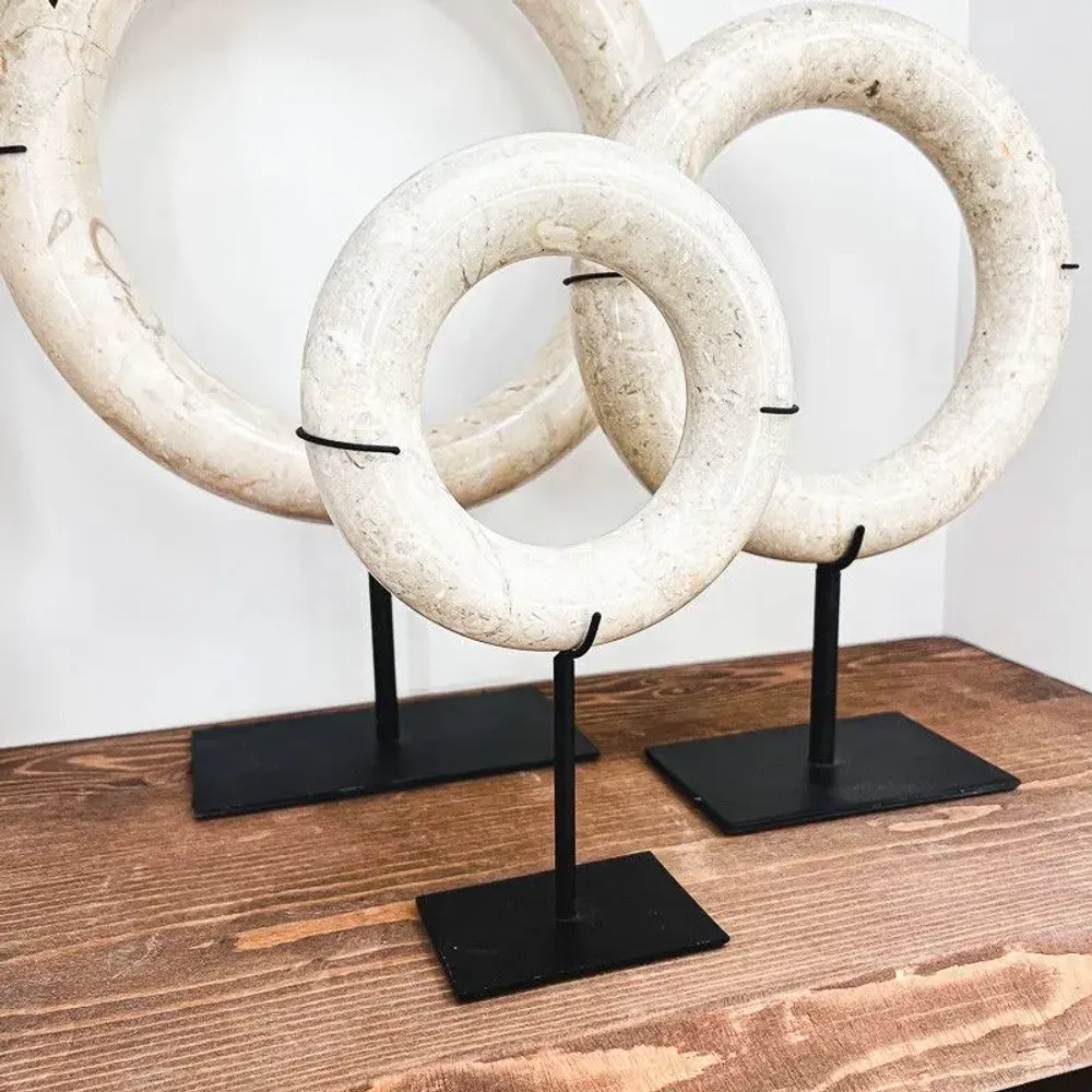 Decorative objects - Lumi black ring - S - DESIGN TRIP