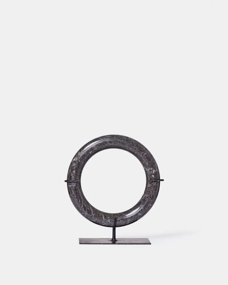 Decorative objects - Lumi black rings - S - DESIGN TRIP