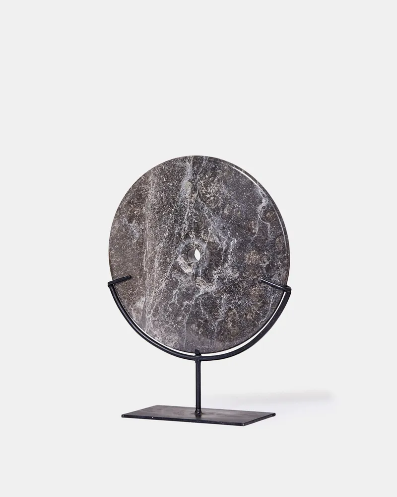 Decorative objects - Hari discs black - L - DESIGN TRIP