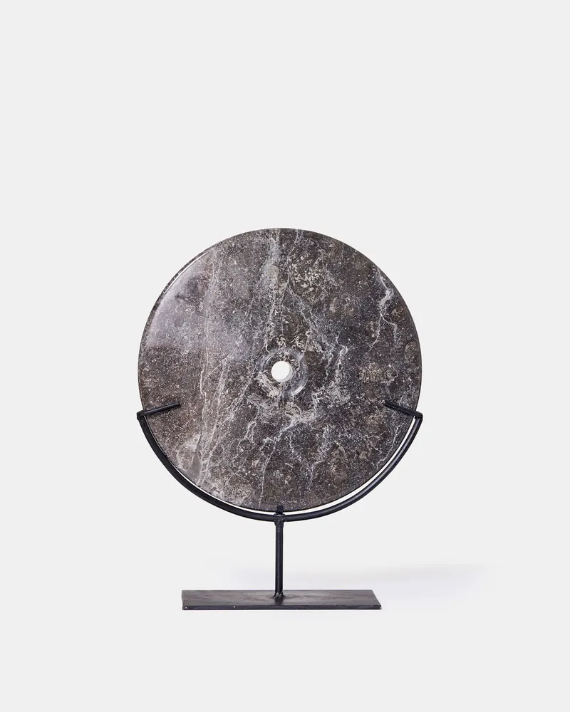 Decorative objects - Hari discs black - L - DESIGN TRIP