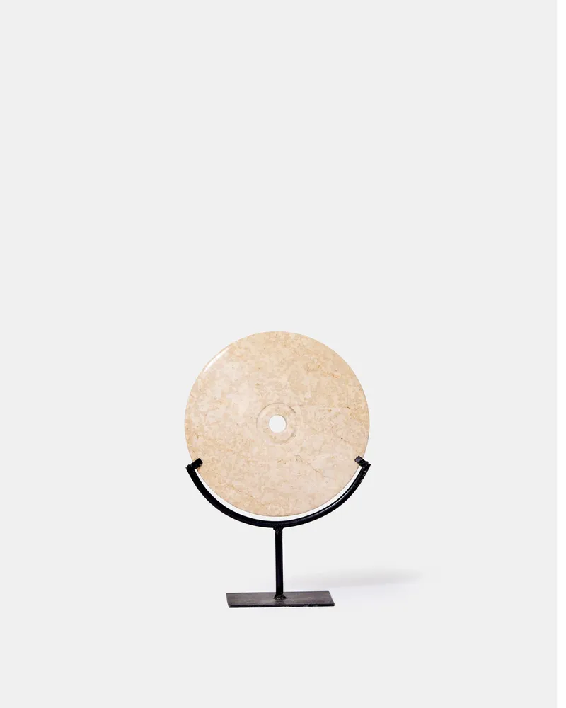 Decorative objects - Hari white discs - M - DESIGN TRIP